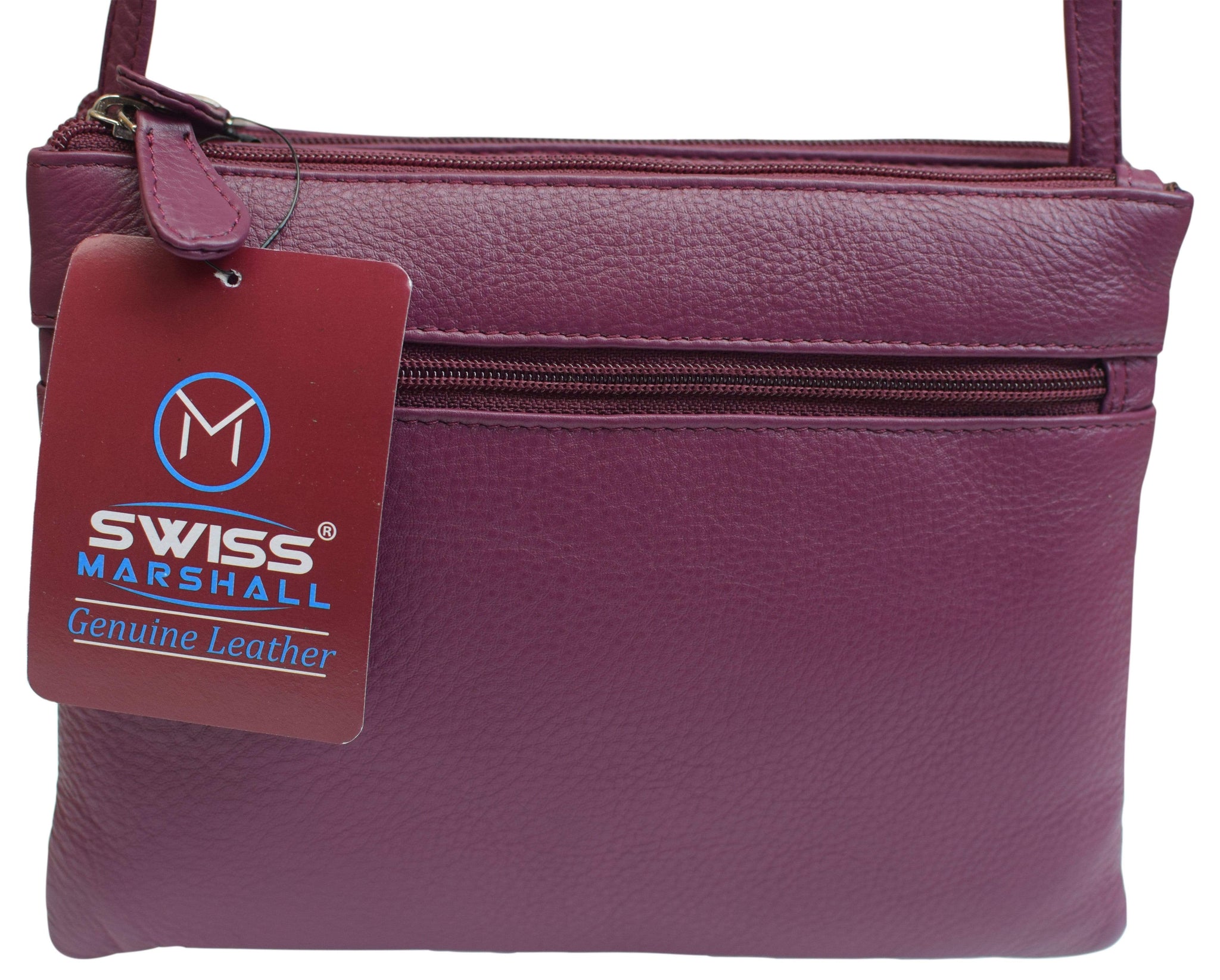 Purple Retro Leather Long Wallet | Baginning